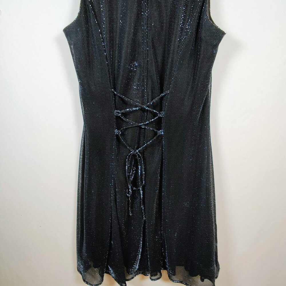 Be Smart Mini Dress Women's Size 5/6 Shimmering Sleeveless‎ Cocktail Dress - Picture 4 of 14